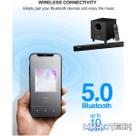SM310 70W 2.1CH Multimedia Wireless Sound Bar - Image 4