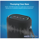 SP150 Bluetooth Waterproof IP6 Speaker 12W  LED TWS TF USB AUX MIC - Image 2