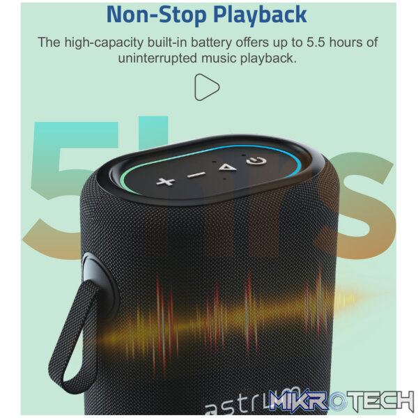 SP150 Bluetooth Waterproof IP6 Speaker 12W  LED TWS TF USB AUX MIC - Image 4