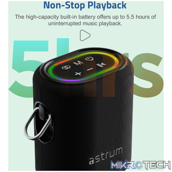 SP210 Bluetooth Waterproof  IP6 Speaker, 25W DSP TF LED TWS AUX MIC - Image 4