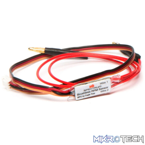 SPM DSMR Telem BL RPM Sensor w/Bullets S SPM DSMR Telem BL RPM Sensor w/Bullets S