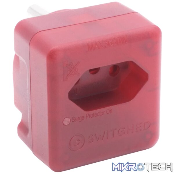SWITCHED 1 Way High Surge Network Safe Adaptor - Image 7