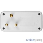 SWITCHED  2 Way Adaptor - White - Image 3