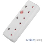 SWITCHED 3 Way Medium Surge 16A Adaptor - Image 2