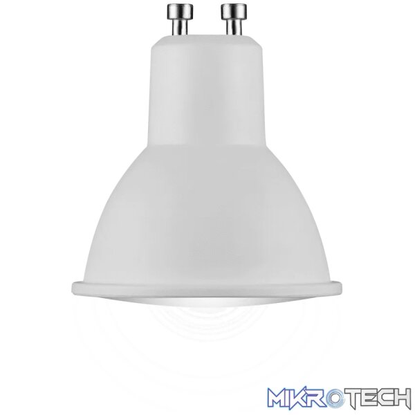 SWITCHED 3W GU10 Rechargeable LED Light Bulb - CW - Image 2