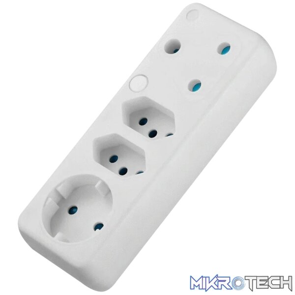 SWITCHED 4 Way Schuko Adaptor SWITCHED 4 Way Schuko Adaptor
