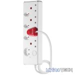 SWITCHED 8-way High Surge Multiplug 0.5m - Image 3