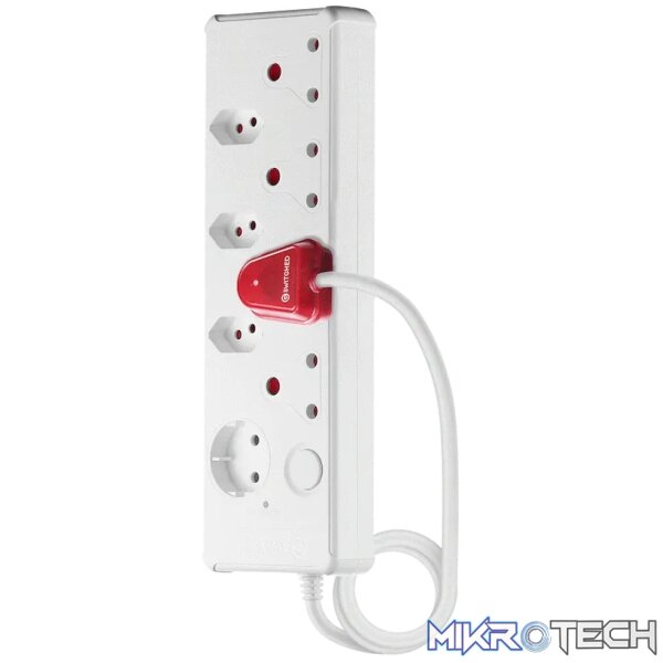 SWITCHED 8-way High Surge Multiplug 0.5m - Image 3