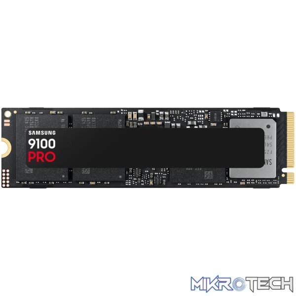 Samsung 9100 PRO PCIe® 5.0 NVMe™ M.2 SSD - 4 TB. SSD capacity: 4 TB Samsung 9100 PRO PCIe® 5.0 NVMe™ M.2 SSD - 4 TB. SSD capacity: 4 TB