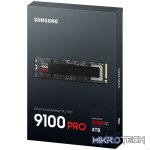 Samsung 9100 PRO PCIe® 5.0 NVMe™ M.2 SSD - 4 TB. SSD capacity: 4 TB, SSD form factor: M.2, Read speed: 14800 MB/s, Write speed: 13400 MB/s, Component for: PC/Laptop - Image 8