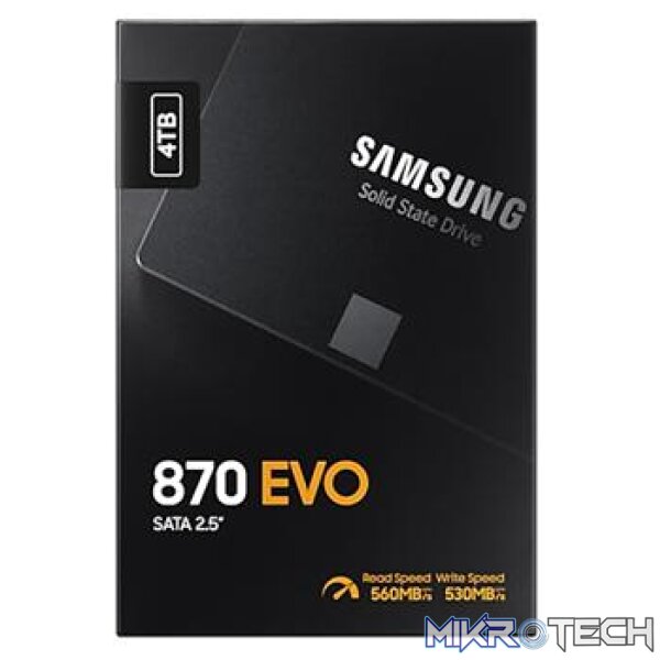 Samsung MZ-77E4T0BW 870 EVO 4TB 2.5" SATA 3.0 6 Gb/s SSD - Image 4