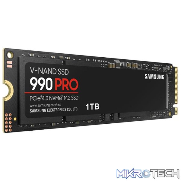 Samsung MZ-V9P1T0BW 990 PRO 1TB NVMe M.2 2280 PCI-Express 4.0 x4 SSD - Image 2