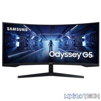 Samsung Odyssey G55T 34? UWQHD 1ms 165Hz VA AMD FreeSync Premium 1000R Curved Gaming Monitor