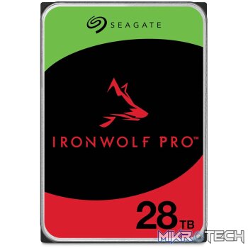 Seagate Ironwolf Pro ST28000NT000 28TB 3.5'' HDD NAS Drives 7200 RPM; SATA 6GB/s Interface; 256MB Cache;550TB/Year; Unlimited Ba
