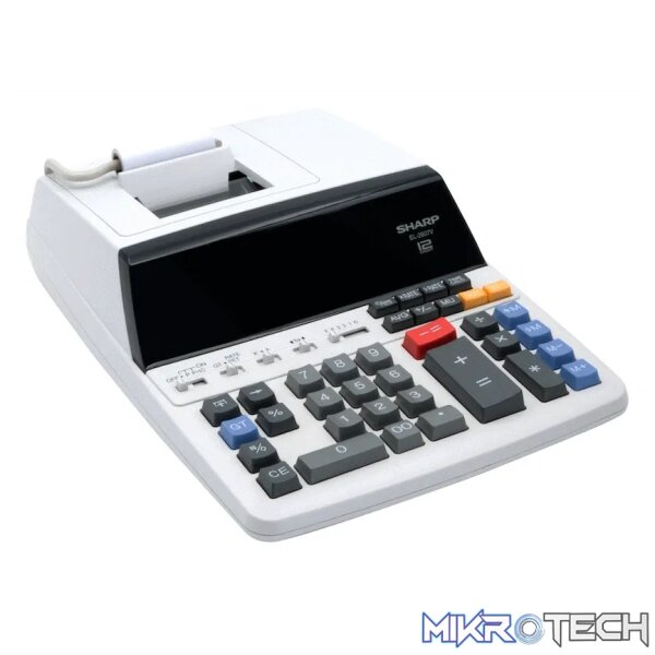 Sharp EL-2607V Premium Fast Printer Calculator AC Powered - Image 3