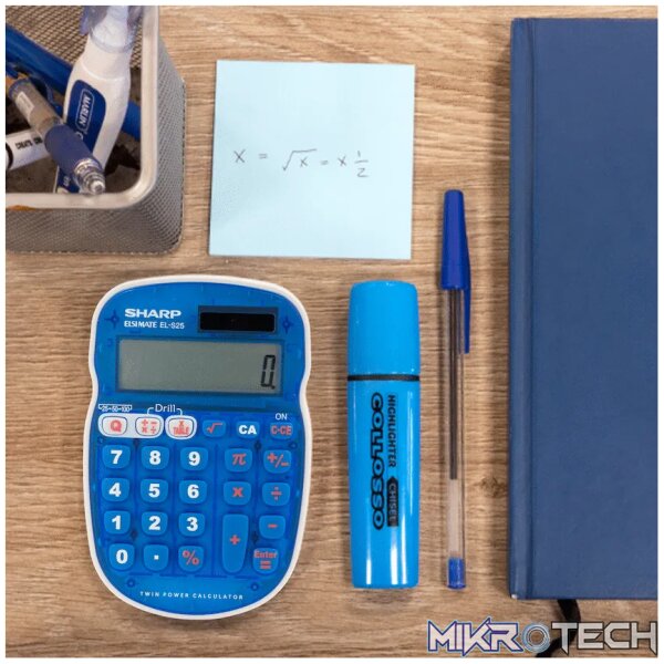 Sharp EL-S25 Calculator - Blue - Blister - Image 4