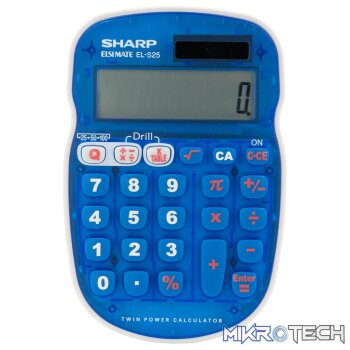 Sharp EL-S25 Calculator - Blue - Blister