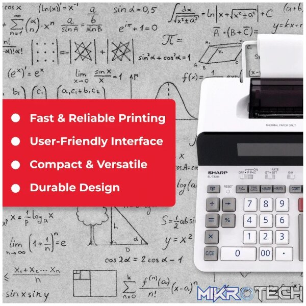 Sharp EL-T3314 Printing Calculator - Image 11