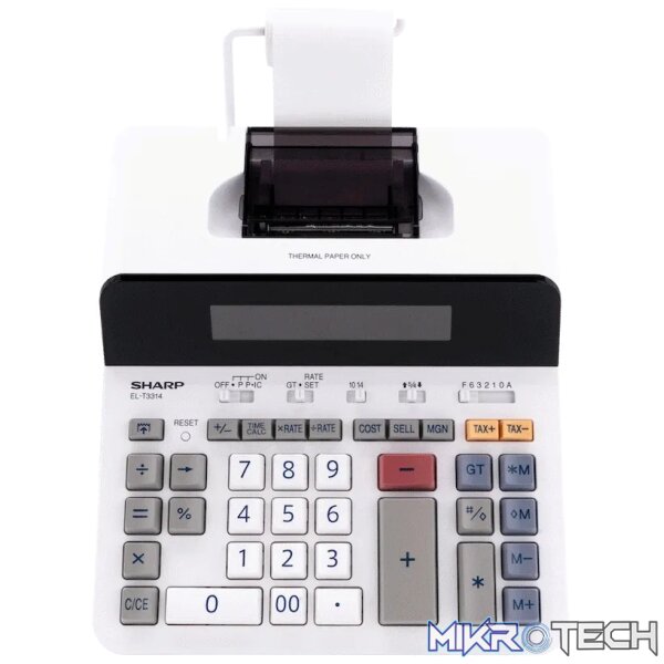 Sharp EL-T3314 Printing Calculator - Image 5