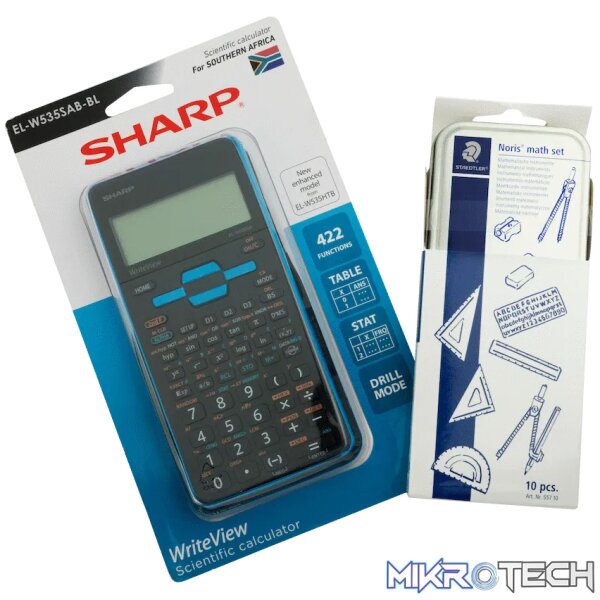 Sharp EL535 Scientific Calculator - 422 Functions- Blue - Image 3
