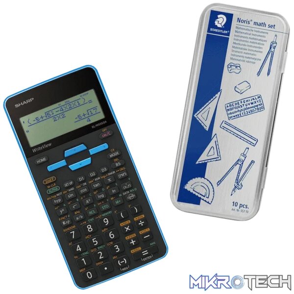 Sharp EL535 Scientific Calculator - 422 Functions- Blue - Image 5