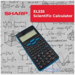 Sharp EL535 Scientific Calculator - 422 Functions- Blue - Image 9