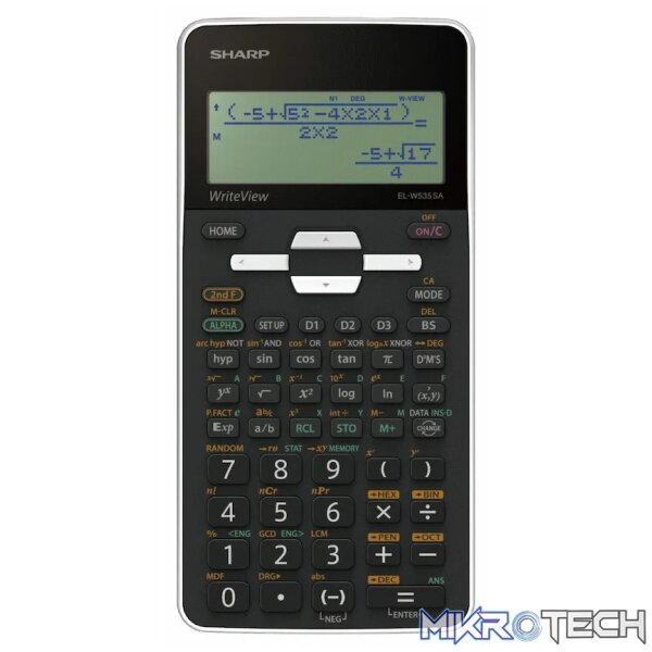 Sharp EL535 Scientific Calculator - 422 Functions - White Sharp EL535 Scientific Calculator - 422 Functions - White