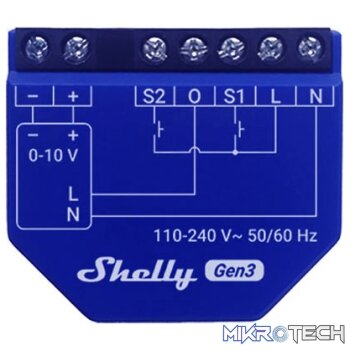Shelly Smart Dimming Controller with Power Measurement