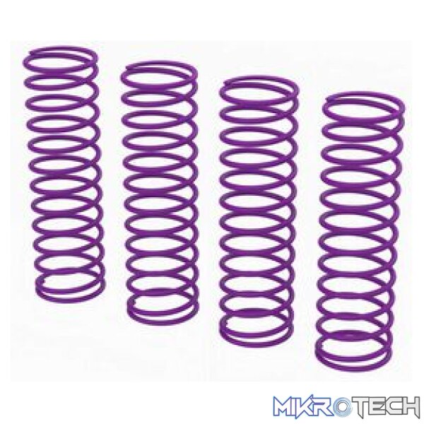 Shock Spring Set E 0.50N/mm Purple (4) GROM Shock Spring Set E 0.50N/mm Purple (4) GROM