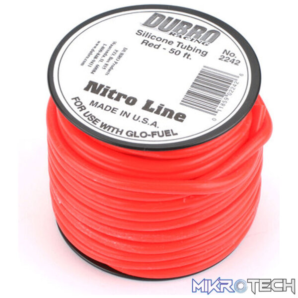 Silicone 50' Fuel Tubing - Red Silicone 50' Fuel Tubing - Red