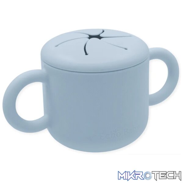 Silicone Snack Cup - Powder Blue Silicone Snack Cup - Powder Blue