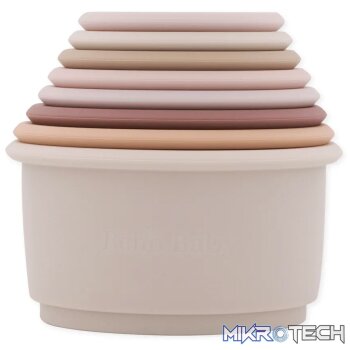 Silicone Stacking Cups - Sunset