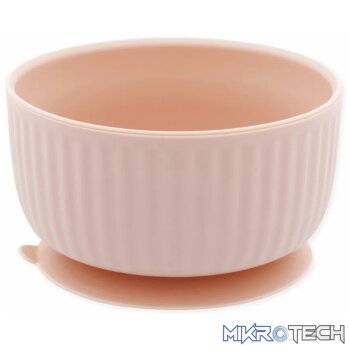 Silicone Suction Bowl - Rose