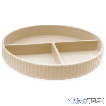 Silicone Suction Plate - Ivory