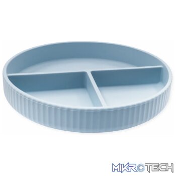 Silicone Suction Plate - Powder Blue