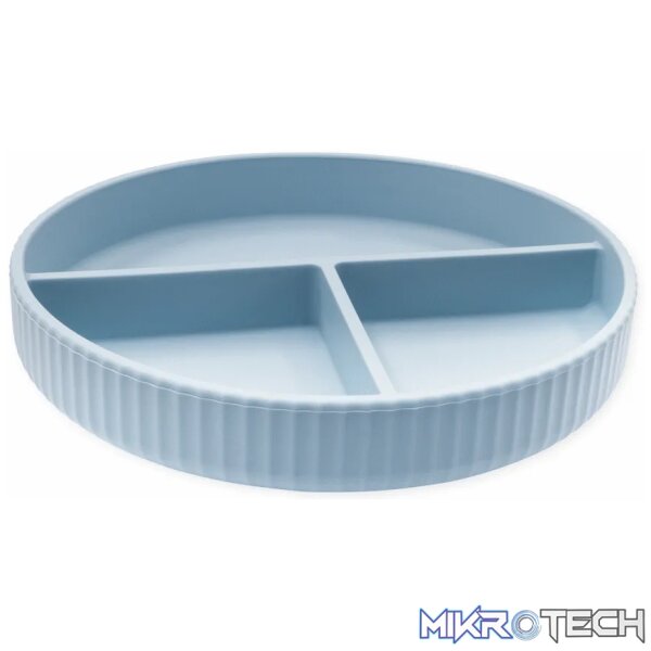 Silicone Suction Plate - Powder Blue Silicone Suction Plate - Powder Blue