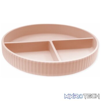 Silicone Suction Plate - Rose
