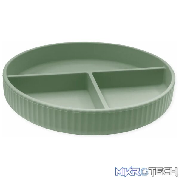Silicone Suction Plate - Sage Silicone Suction Plate - Sage