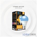 Smart Wi-Fi Bulb 6w LED RGB White - Bayonet - Image 2