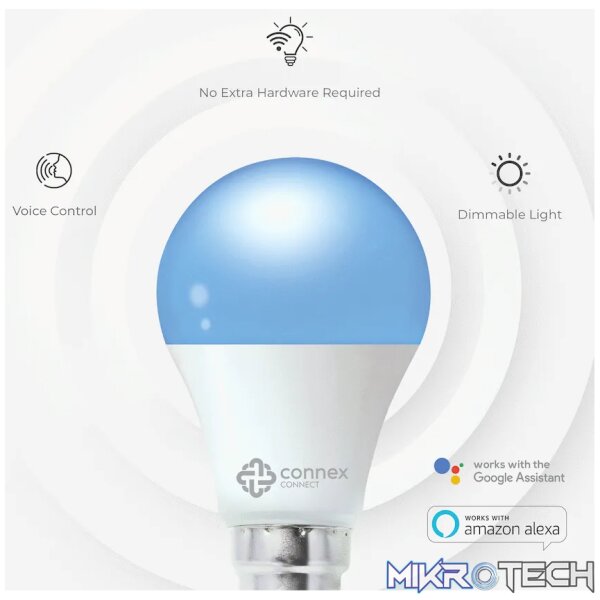 Smart Wi-Fi Bulb 6w LED RGB White - Bayonet - Image 5