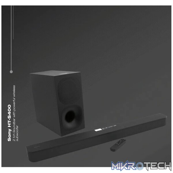 Sony HT-S400 330w 2.1ch Wireless SW Soundbar - Image 5