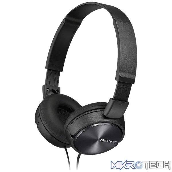 Sony MDR-ZX310AP (Black) Folding Aux Headphones with Mic - Image 3