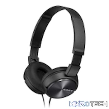 Sony MDR-ZX310AP (Black) Folding Aux Headphones with Mic