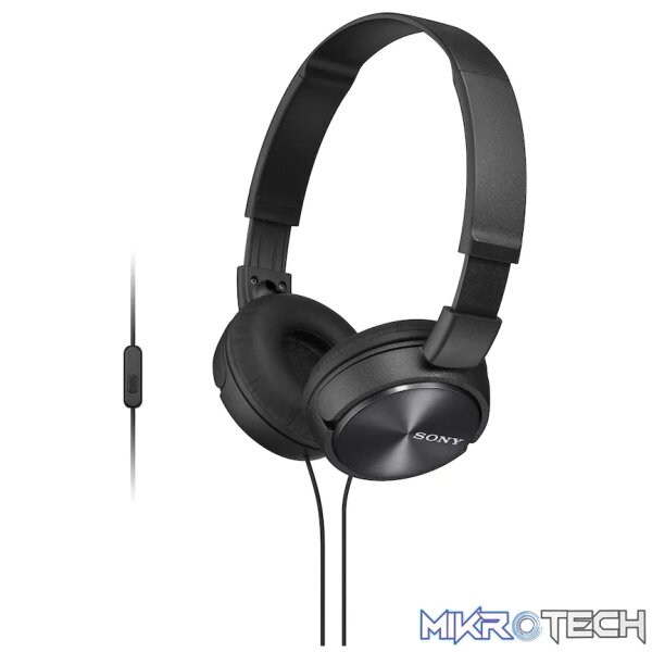 Sony MDR-ZX310AP (Black) Folding Aux Headphones with Mic - Image 9