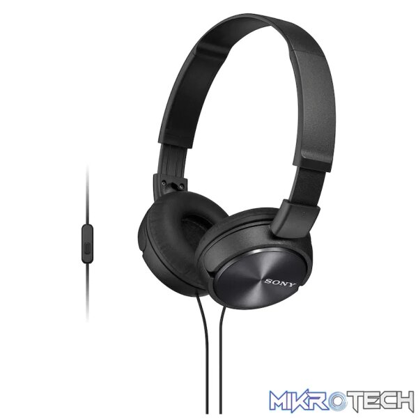Sony MDR-ZX310AP (Black) Folding Aux Headphones with Mic - Image 10