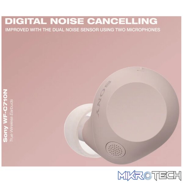 Sony WF-C710N True Wireless Earbuds (Pink) - Image 5