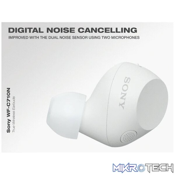 Sony WF-C710N (White) True Wireless Earbuds - Image 7