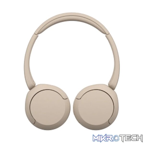 Sony WH-CH520 (Beige) Bluetooth On-Ear Headphones - Image 2