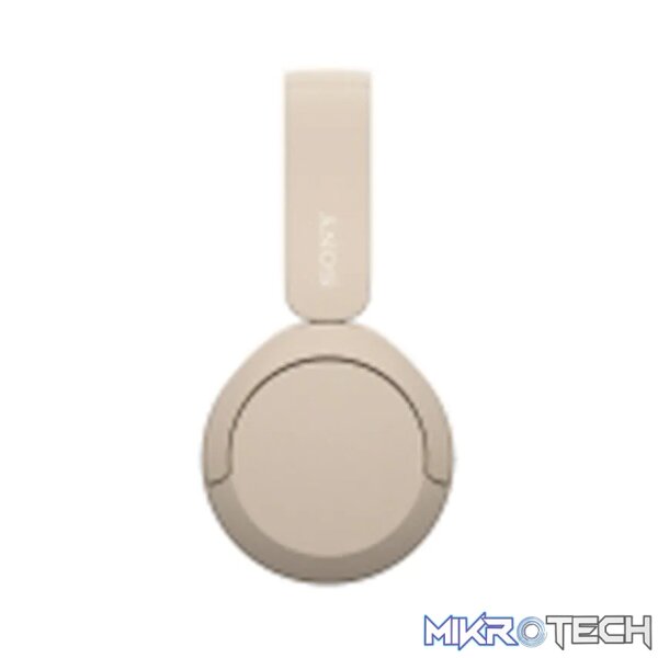 Sony WH-CH520 (Beige) Bluetooth On-Ear Headphones - Image 3