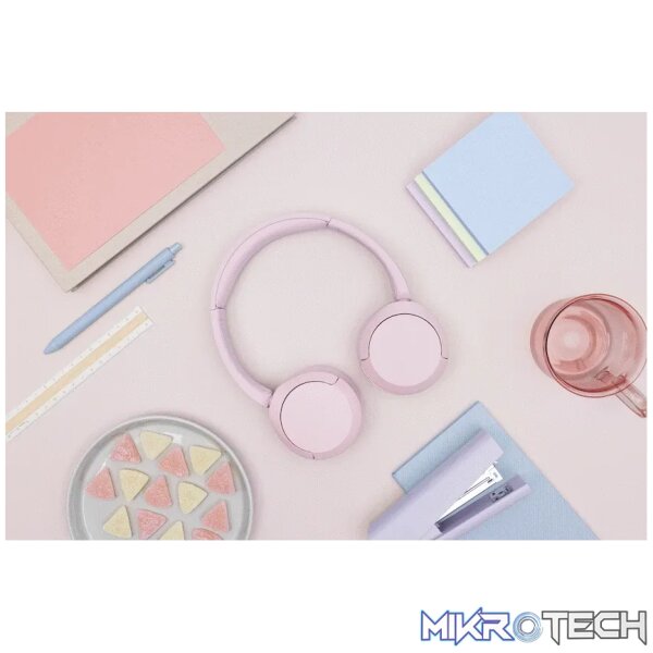 Sony WH-CH520 (Pink) Bluetooth On-Ear Headphones - Image 3